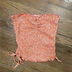 Peach tube top
